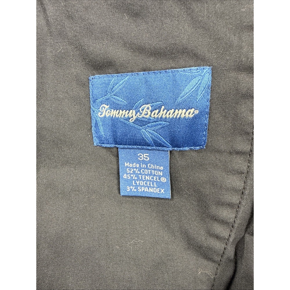 Tommy Bahama Shorts Mens 35x9 Chino Flat Front‎ Black Casual Beach Summer EUC - Picture 8 of 16